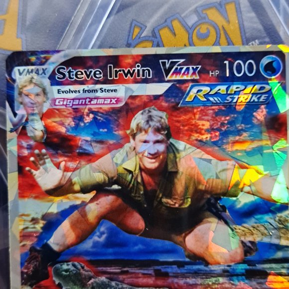 Steve Irwin Pokémon Card - Picture 2 of 5